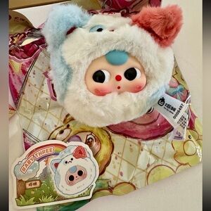 Baby Three Tiny Animal Hugs- Domi with boba eyes